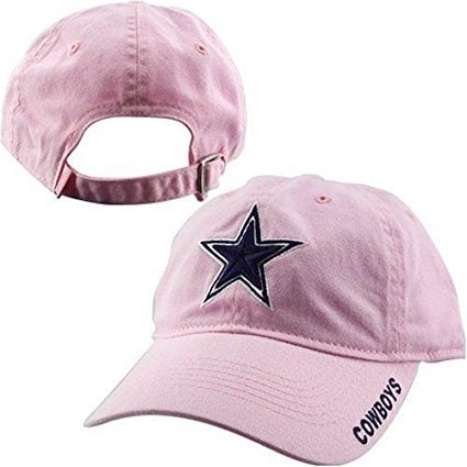 dallas cowboys pink cap