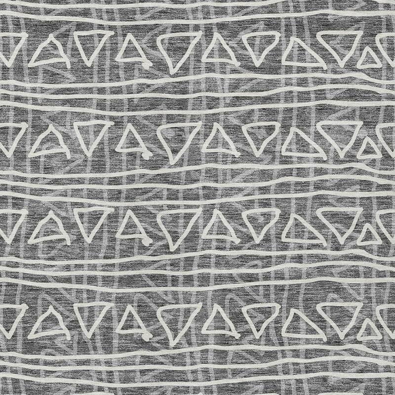 HomeRoots Geometric Transitional Rectangle Outdoor Rug