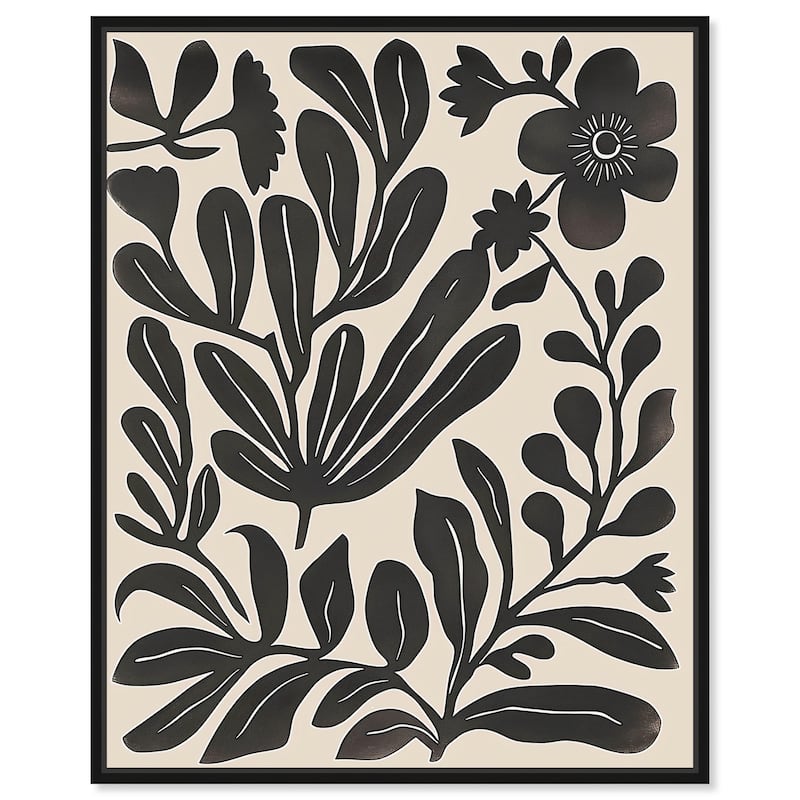 Ebony Eden Essence II Canvas by Art Remedy - Black - 20" x 24"