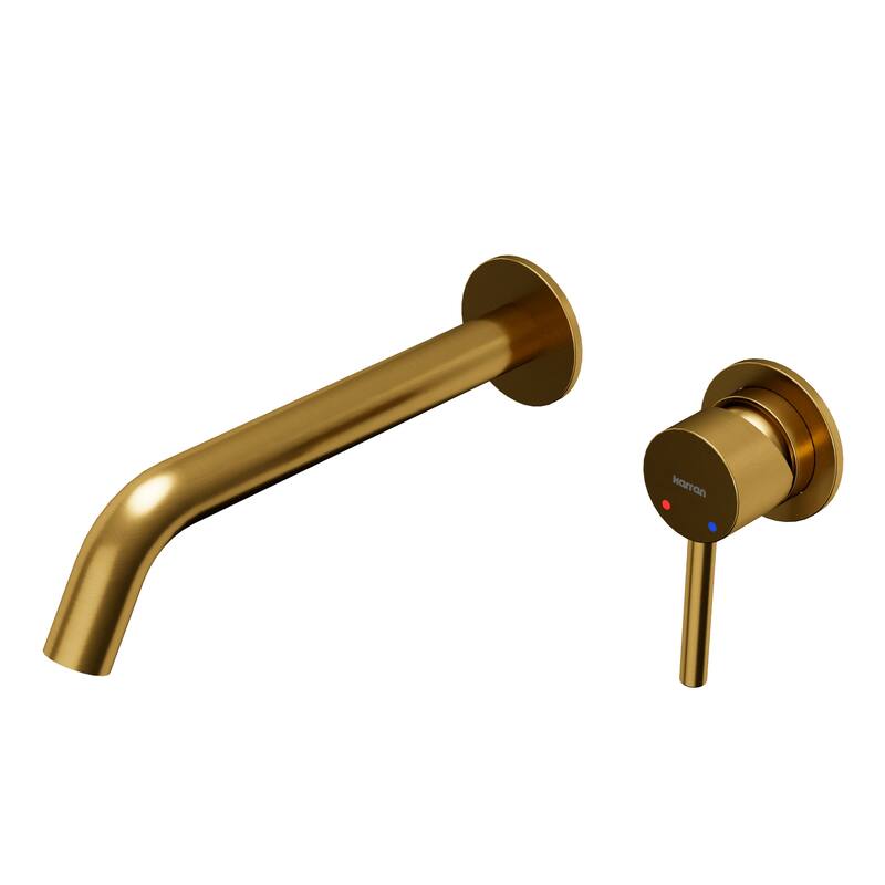 Karran Grantham KBF610 Single Handle Wall-Mount Bathroom Faucet - Gold