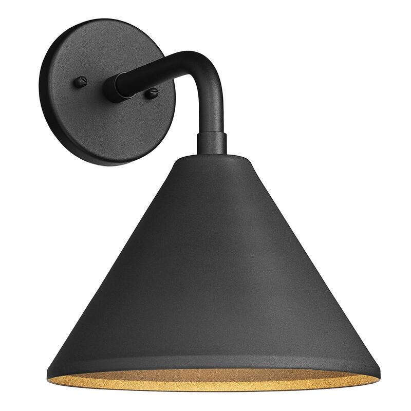 Axston 1-Light Outdoor Wall Sconce Textured Black - Textured Black