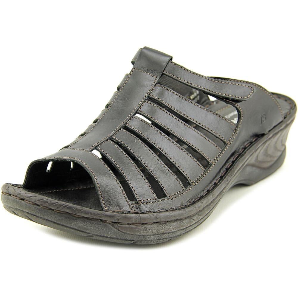 josef seibel black sandals
