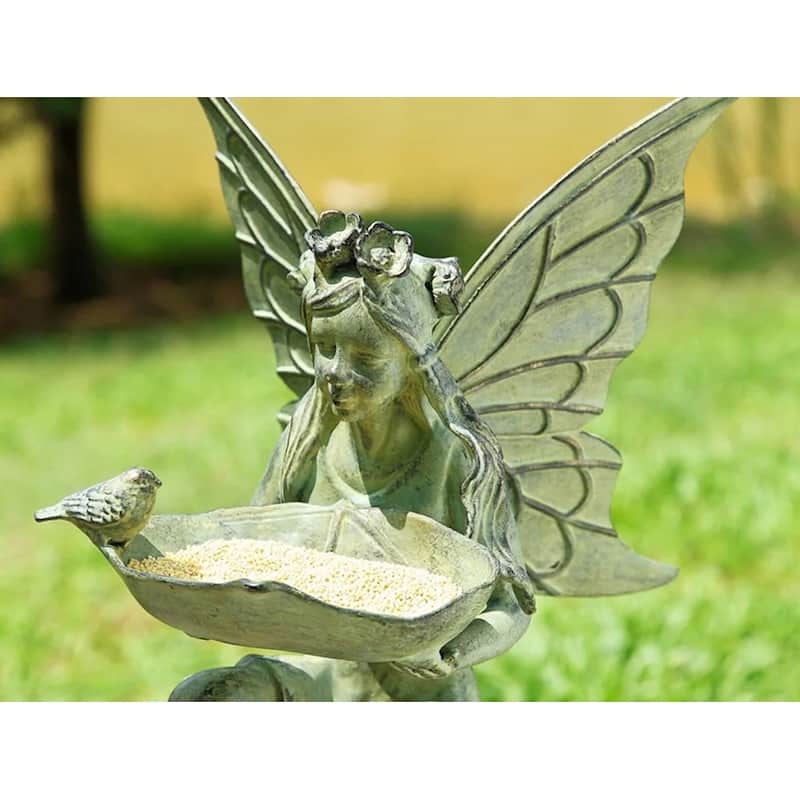 Spi Aluminum Fairy Bird Feeder - 14 X 13 X 7.5 inches