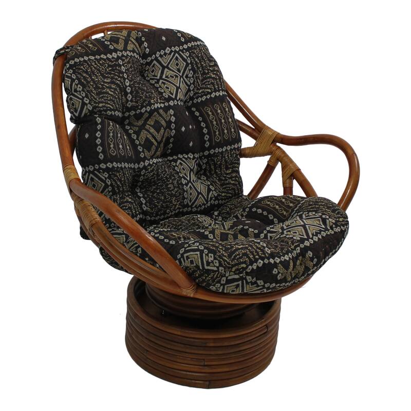 48-inch by 24-inch Tapestry Swivel Rocker Cushion (Multiple Patterns) - 24 x 48 - Congo