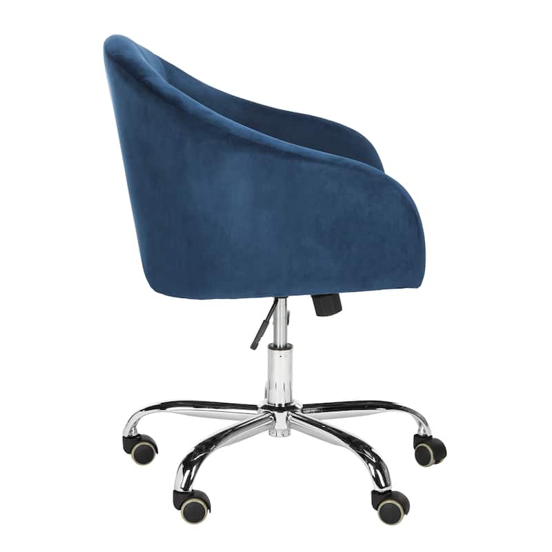 SAFAVIEH Hugrin Tufted Swivel Adjustable Office Chair - 24Wx22Dx35H