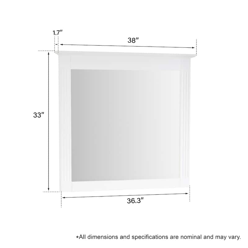 Modern 38" W Bathroom / Vanity Mirror