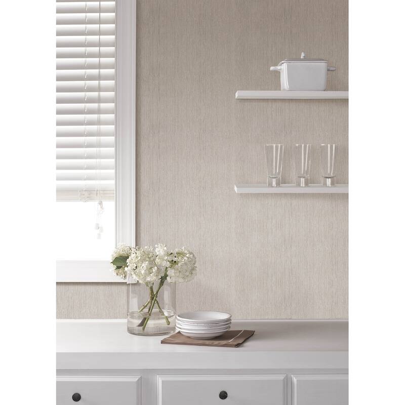 Advantage Sunshower Light Grey Stria Wallpaper