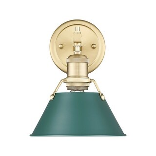 Golden Lighting 3306-BA1 BCB Orwell 10" Tall Bathroom Sconce