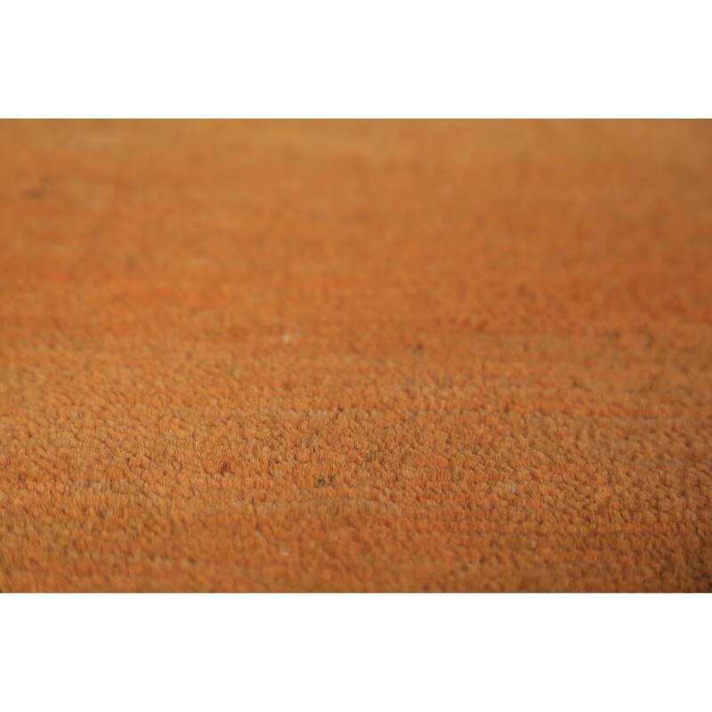 Gabbeh Modern Oriental Rug Handmade Stripe Tribal Wool Carpet - 4'10" x 5'10"