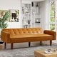 preview thumbnail 7 of 31, Sofa Bed, Futon Couch Bed, Faux Leather Love Seats Sofa, Loveseat Sleeper Bed For Living Room, Guest