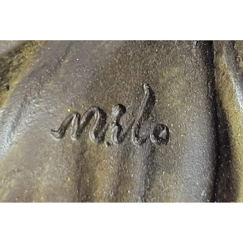 Wall Mounted Hanging Lion Head Bust Sculpture Decor Signed Original Milo 18 Inches X 18 Inches