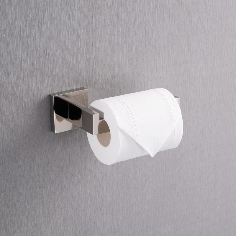 Wall Mount 4 Piece Bathroom Hardware Set Polished Chrome Bathroom Accessories Set Stainless Steel Towel Holder Bar Set