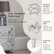 preview thumbnail 11 of 9, COZAYH 2-Pieces Contemporary Mirror Front 2-Drawer Nightstand