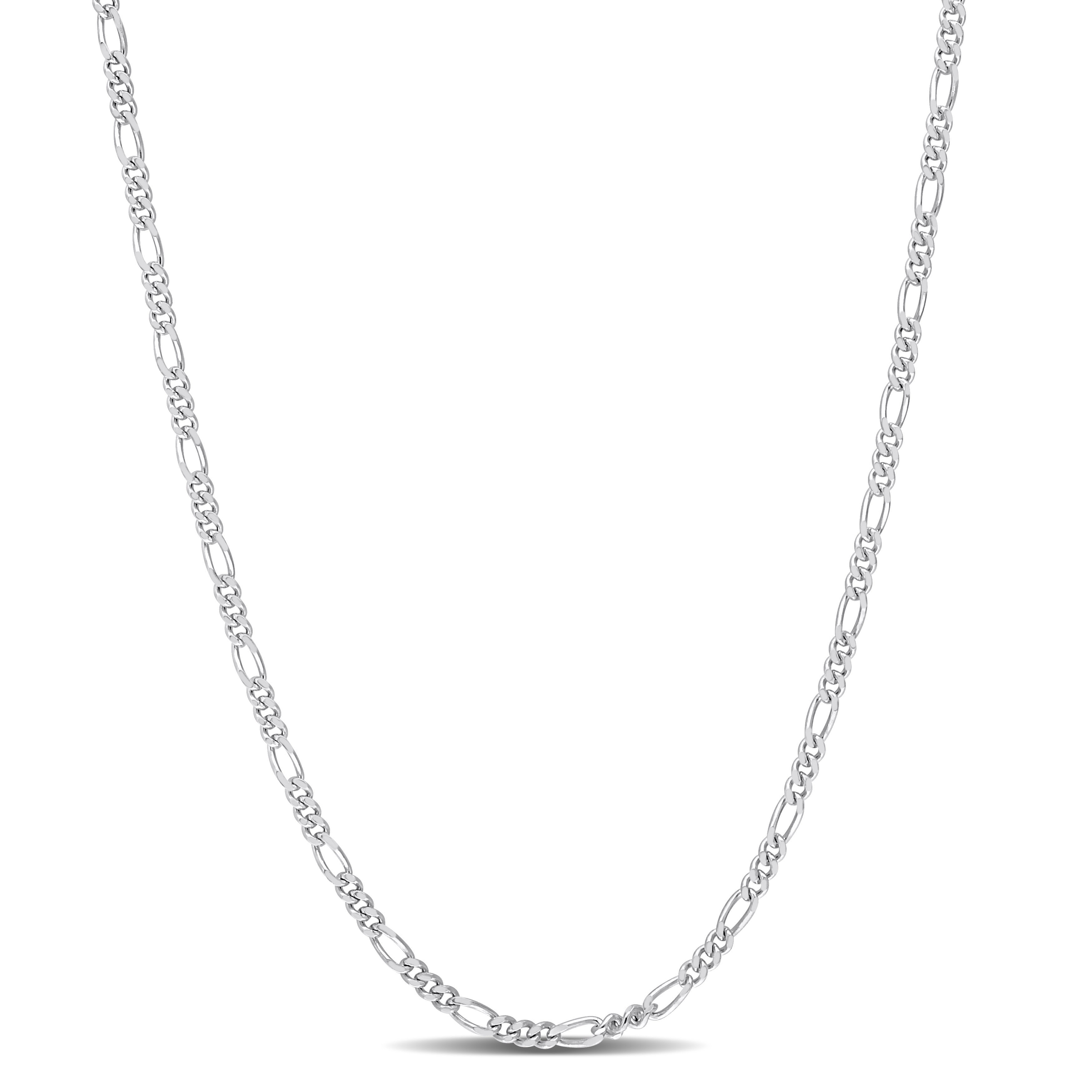 Miadora Sterling Silver Rope Chain Necklace
