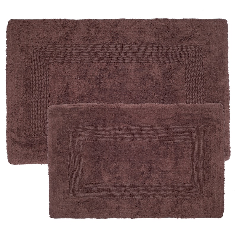 Windsor Home 100-percent Cotton 2-piece Reversible Rug Set