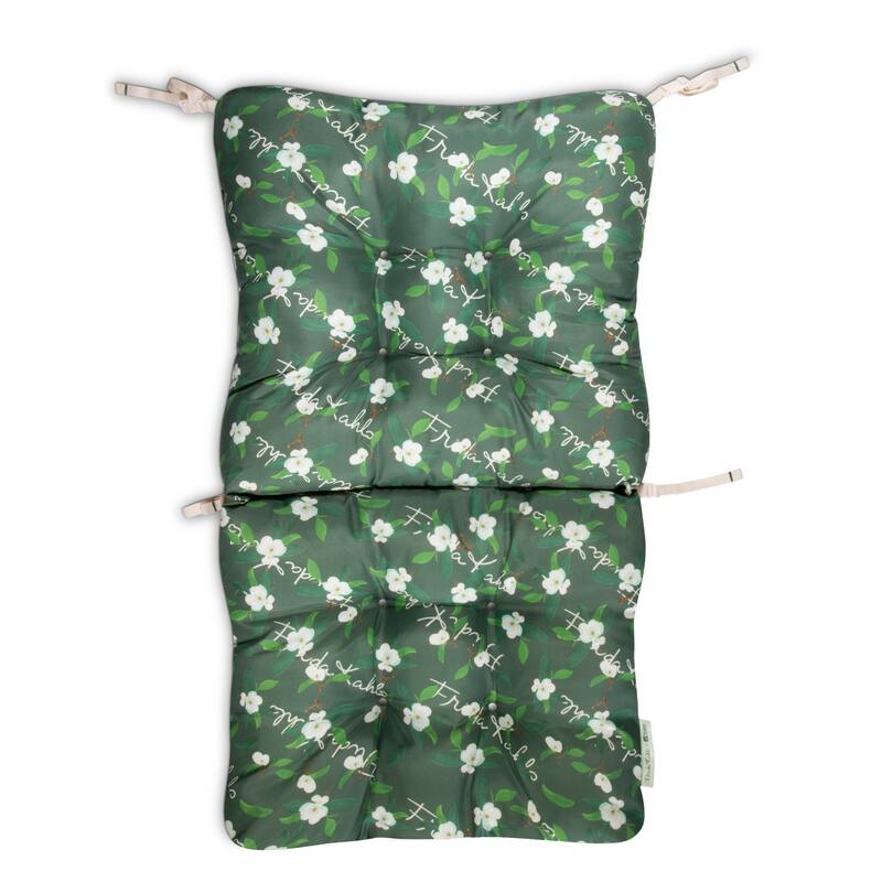 Frida Kahlo + Classic Accessories Patio Cushion Seat/Back, 41.5 Inch - Flores Dulces, Ivy