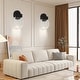 preview thumbnail 5 of 18, Modern Crystal Wall Sconce Bathroom Vanity Hallway Light Fixtures Black