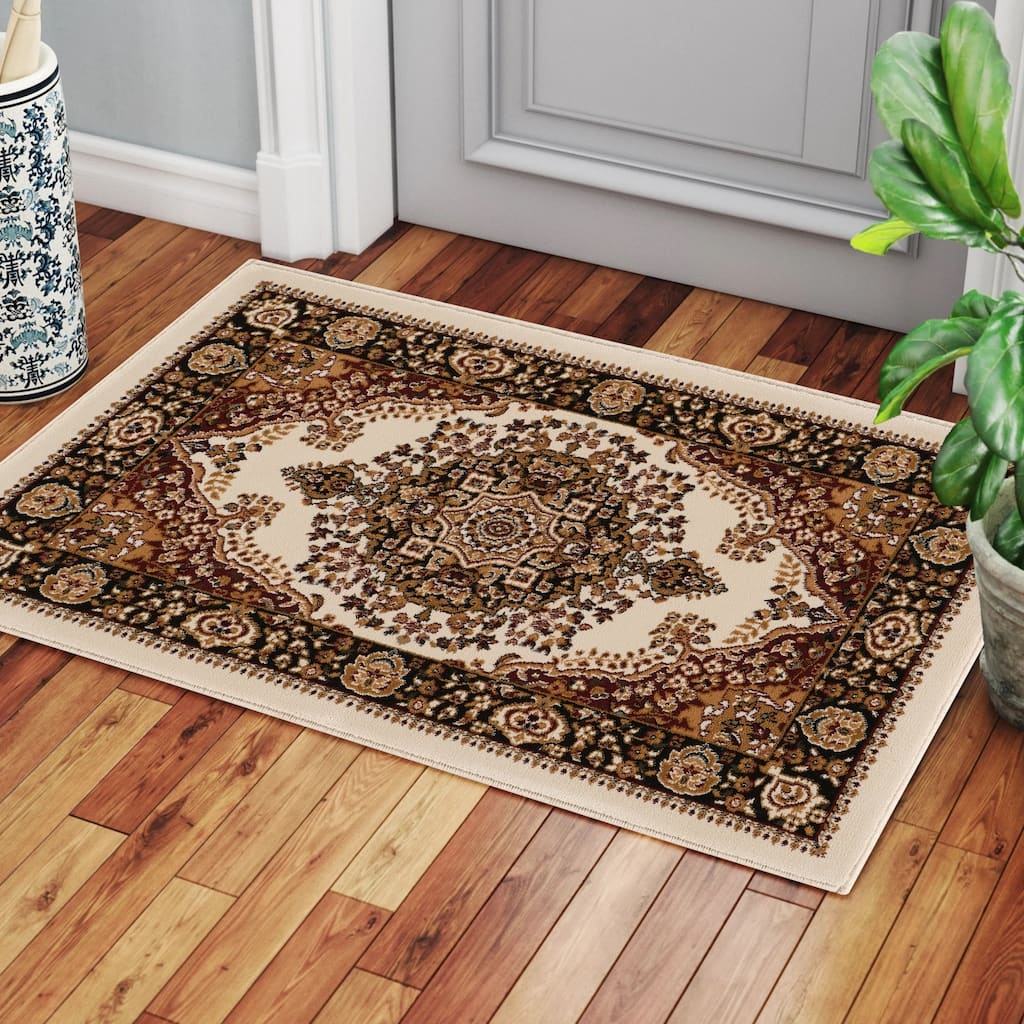 Ivory 2 ft. x 3 ft. Luxury Area Rug, 0.43 Pile Height – Sophisticated Warmth for Any Room - 6' x 7'