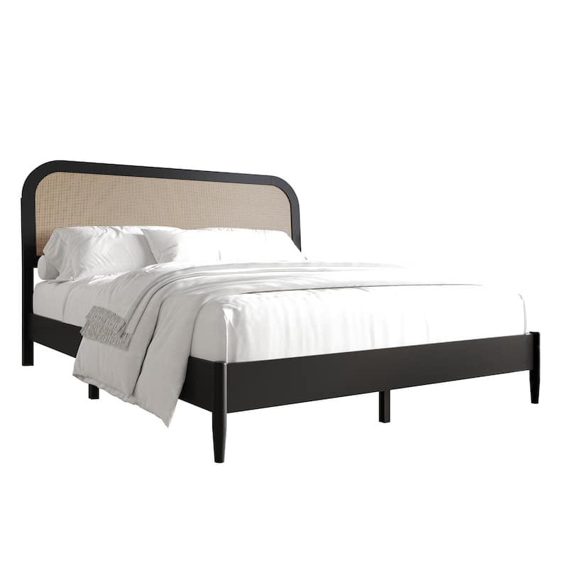 CraftPorch 4-pieces Mid-Century Modern Bedroom Set