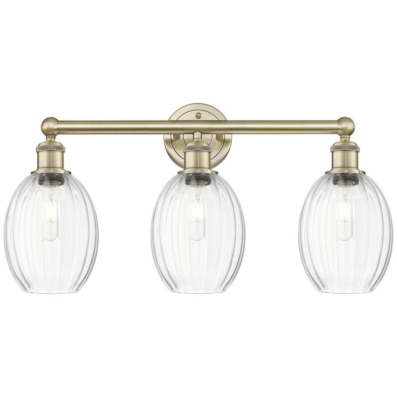 Innovations Lighting 616-3W-13-25 Preston Vanity Preston 3 Light 25" - Antique Brass / Clear