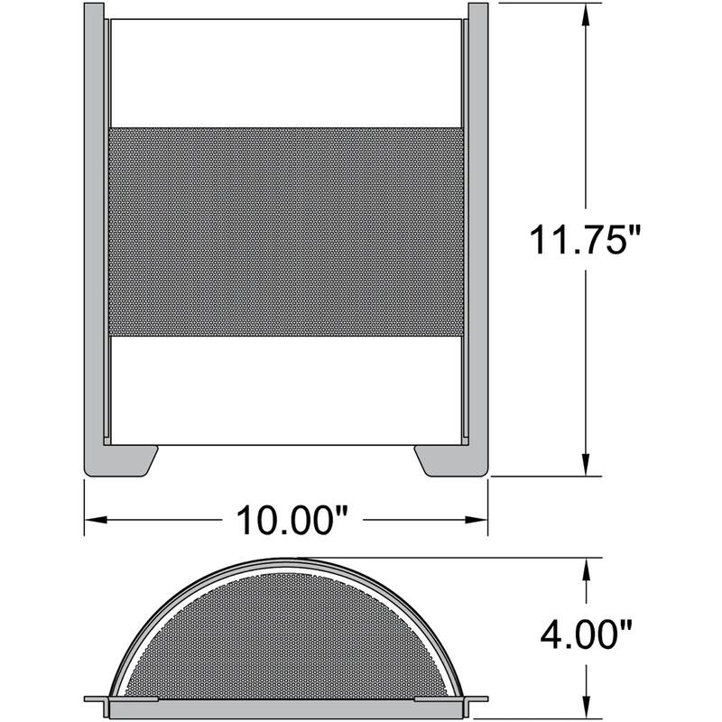 Access Lighting Iron - Wall Sconce - Brushed Steel Finish - Opal Glass Shade