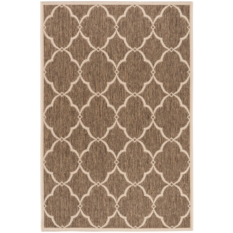 SAFAVIEH Beach House Caetana Indoor /Outdoor Waterproof Patio Backyard Rug - 2'2" x 4' - Beige/Cream