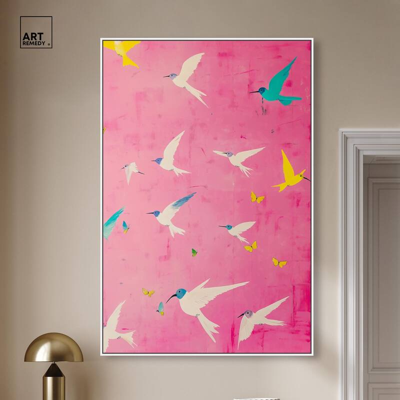 Soaring Sorbet Canvas by Art Remedy