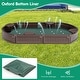 preview thumbnail 20 of 19, Costway 6F Wooden Sandbox with Built-in Corner Seat, Cover, Bottom - See Details