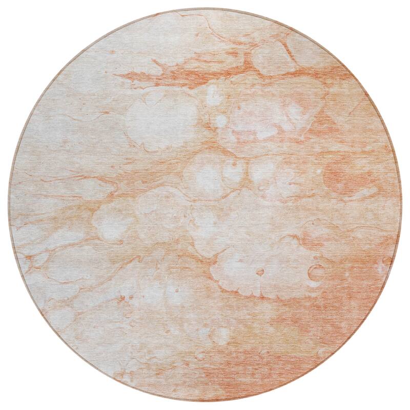 Machine Washable Indoor/ Outdoor Chantille Abstract Modern Rug