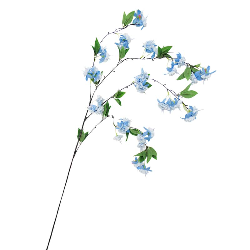 Set of 3 Artificial Hanging Fuchsia Flower Stem Spray 50in