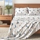 preview thumbnail 12 of 56, Linery & Co. Christmas Turkish Cotton Double-Brushed Flannel Bed Sheet Set