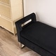preview thumbnail 4 of 8, 67.9"W Oversized Storage Bench,Upholstered Bedroom Bench with Armrest