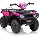 preview thumbnail 19 of 28, 12V Kids Ride On Electric ATV, 4-Wheeler Rose Red