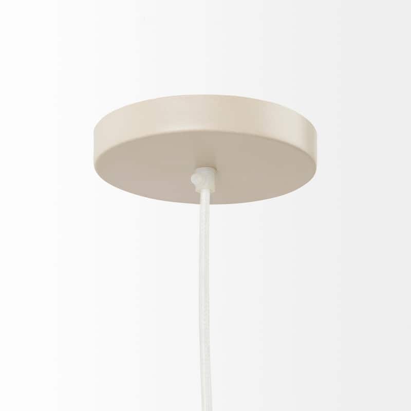 Aviario Light Brown Cane Cylindrical Pendant Light