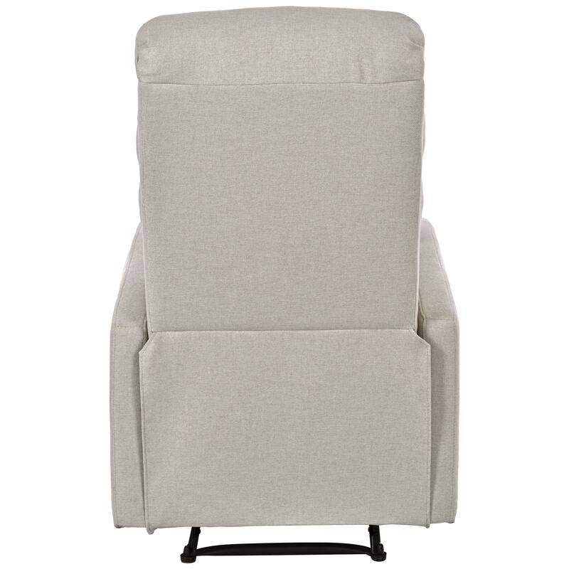 Manual Upholstered Recliner Chair, Modern Recliner Adjustable Single Sofa Chair, High Back Lounge Chairs for Living Room