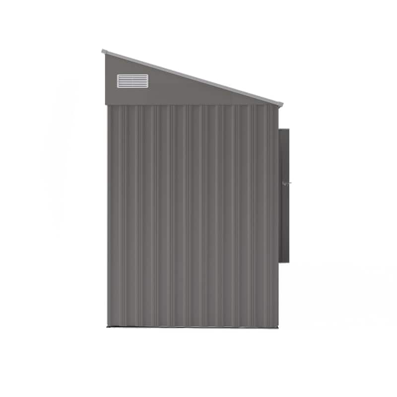 Outdoor Garden Shed with Hinge Side Door Modular Storage Shed Tool Shed Workshop & Temporary Shelter Shed