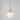 Rennnsan 1-Light Transitional Glass Pendant Light for Kitchen Island, Dining Room & Foyer - 11.8" Dia x 14.2" H