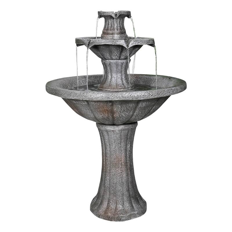 41.7" H Outdoor Water Fountain Decor Dark Castle Designed