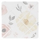 Yellow Pink Watercolor Floral 13in Fabric Memory Photo Bulletin Board ...