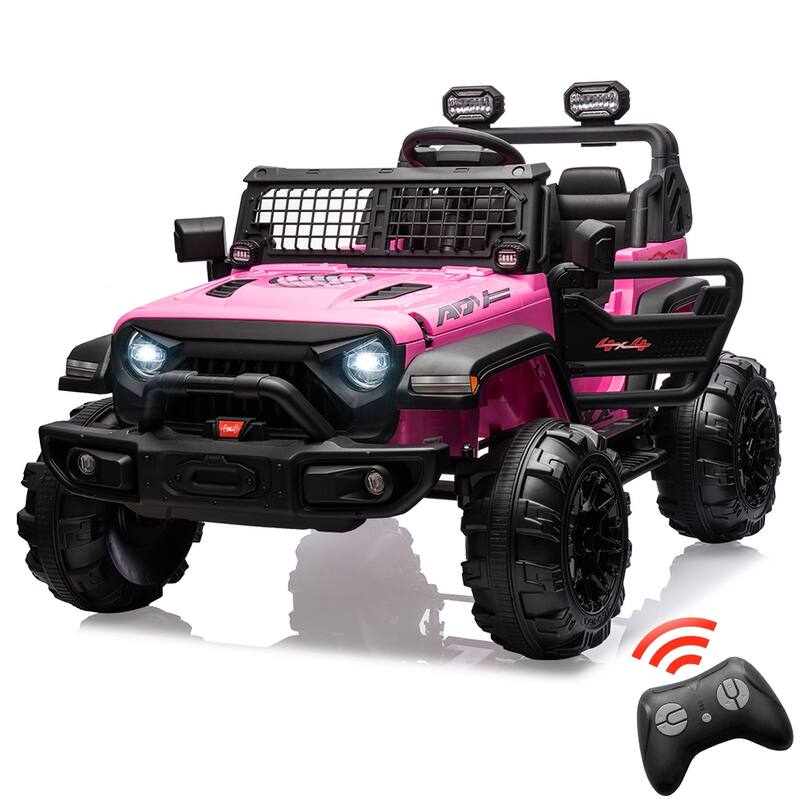 24V 9Ah Kids Ride-On 2-Seater Electric Car with Remote Control for Kids 3+