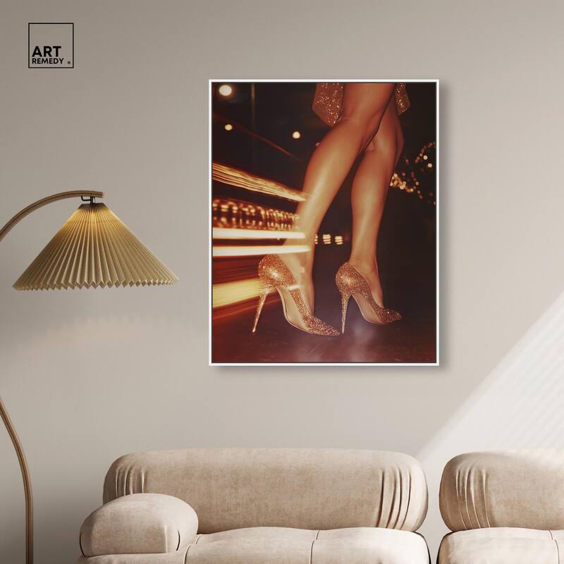 Sparkly Nights Canvas by Art Remedy