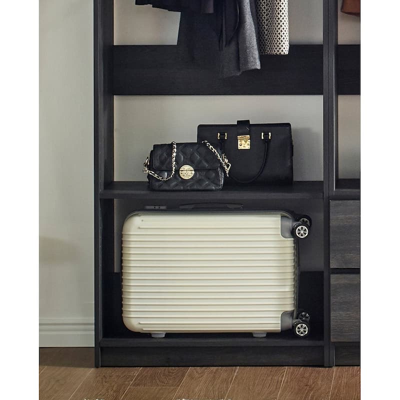 Prosper Gray Freestanding Walk in Wood Closet System
