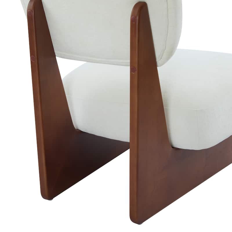 Polyester Lounge Chairs (Set of 2）with Black Wood Base, Minimalist Design, and Ergonomic Comfort
