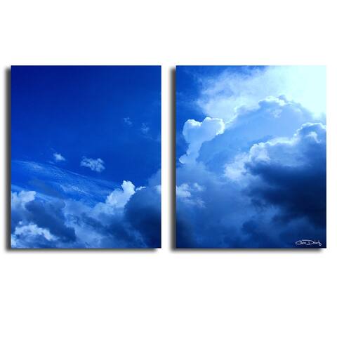 Ready2HangArt 'Clouds' 2-Piece Wrapped Canvas Wall Art Set