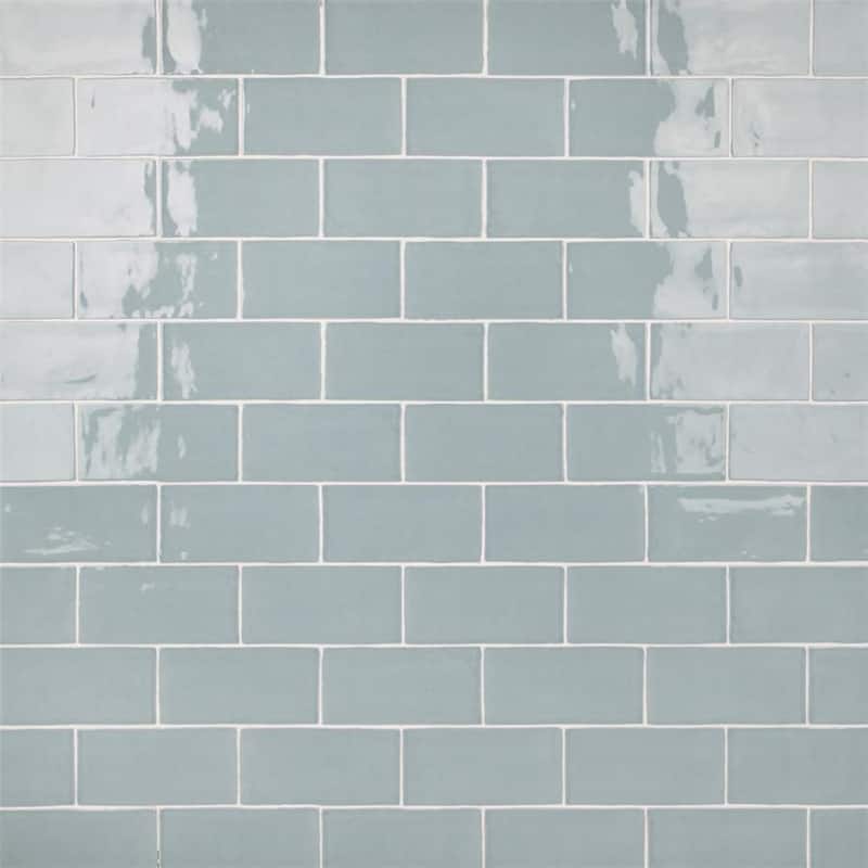 Merola Tile Castillo Sky 3" x 6" Ceramic Wall Tile