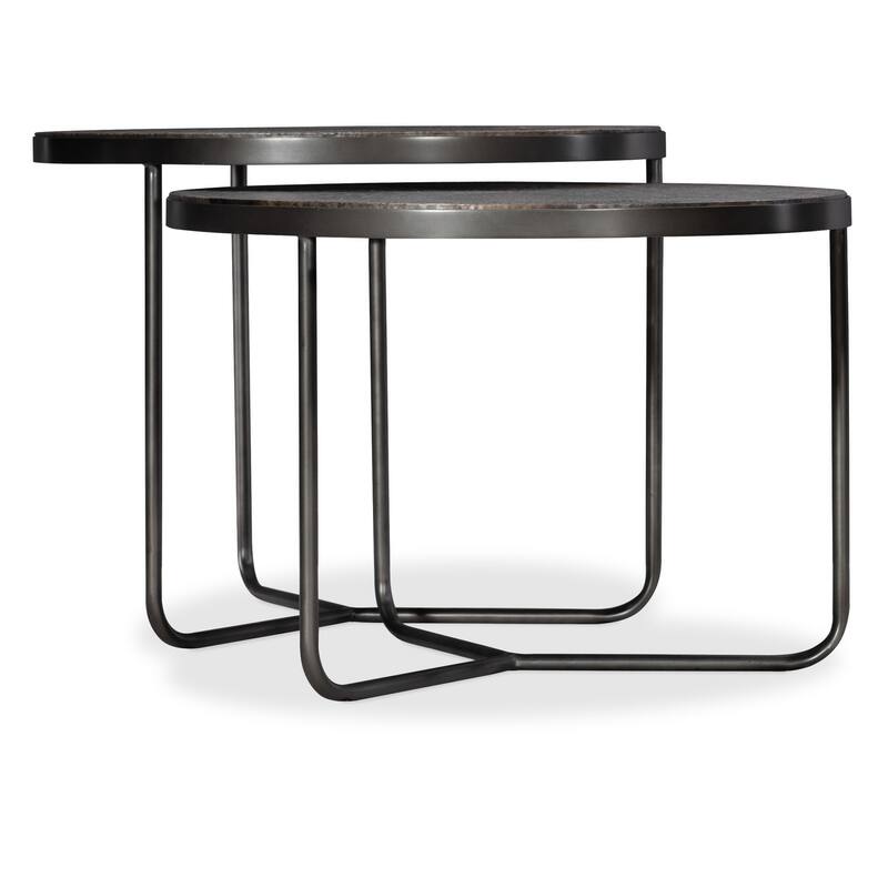 Hooker Furniture 7228-80024-00 Commerce and Market 24" Diameter - Black / Gray