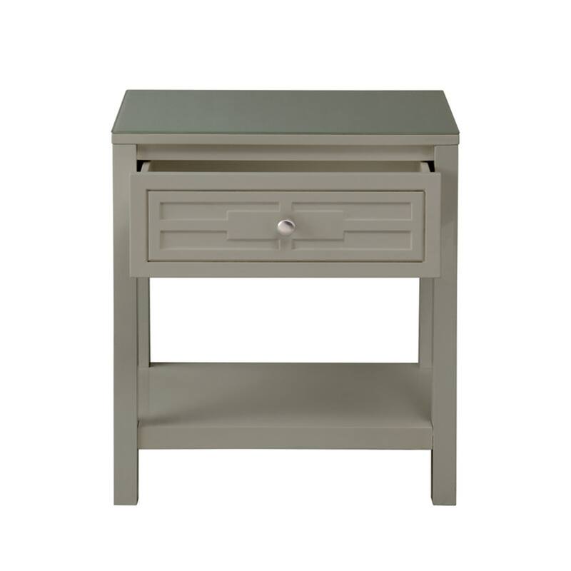 Nightstand with Drawer and Storage Shelf Modern End Table Side Table Wood Night Stand Bedside Table for Bedroom, Living Room