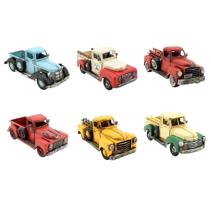 Vintage Style Model Truck Green - 13"x6"x6"