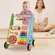 preview thumbnail 3 of 7, Toddler Push Walker Activity Center Toy with Burr-free Handle - 14" x 12" x 18.5"