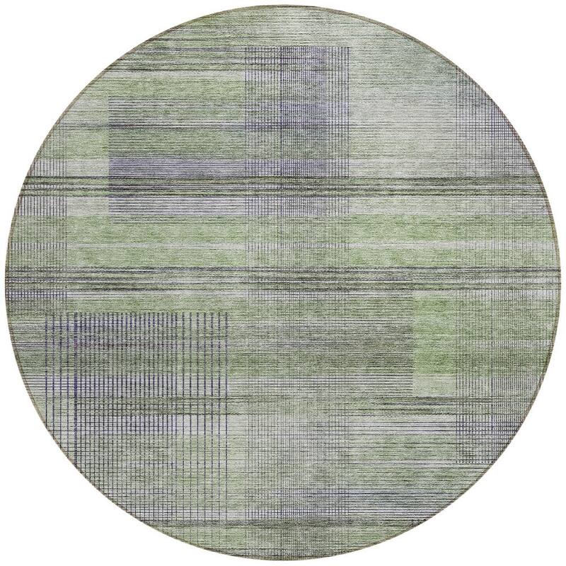 HomeRoots Striped Transitional Rectangle Outdoor Rug